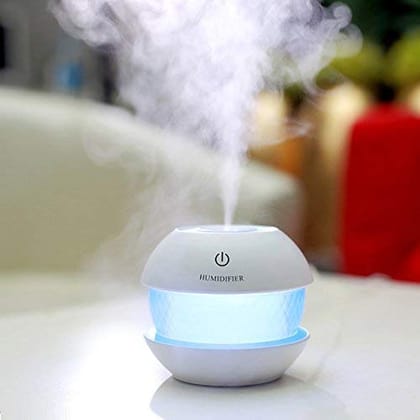 SHREE ENTERPRISE Magic Cool Mist Humidifiers Essential Oil Diffuser Aroma Air Humidifier with Led Night Light Colorful Change for Car, Office, Babies, humidifiers for Home,humidifier for Room,WHITE