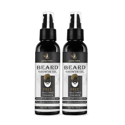 SHREE ENTERPRISE Beard Growth Oil - 50ml - More Beard Growth, With Redensyl, Vitamin E, Nourishment & Strengthening, No Harmful Chemicals(PACK OF 2)