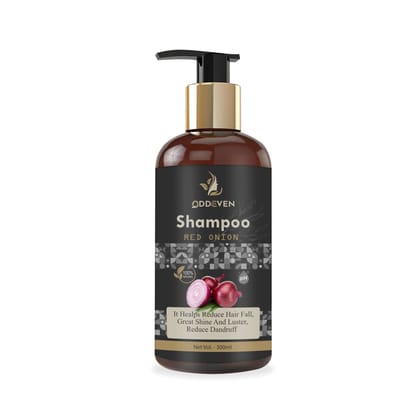 SHREE ENTERPRISE Red Onion Shampoo - 300ml | Helps Control Hair Fall & Promotes Hair Growth | For Stronger Hair | With Red Onion Seed Oil Extract