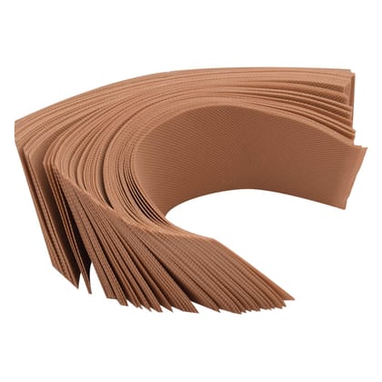SHREE ENTERPRISE Waxing strips For Hair Removal are plain without wax on it, use your own wax(Brown) (35)