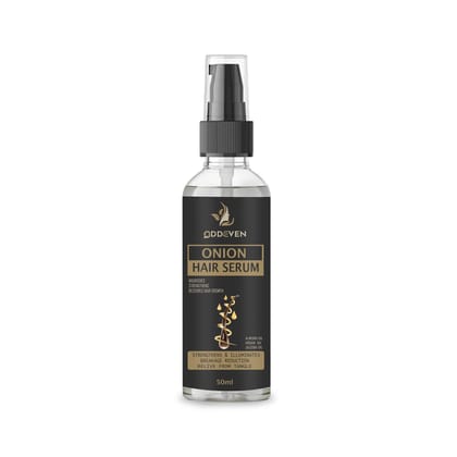 Oddeven Serum, Protection and Shine, For Dry, Flyaway & Frizzy Hair, With 6 Rare Flower Oils, Extraordinary Oil, 50ml