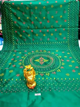 Kantha Stitch Silk Saree