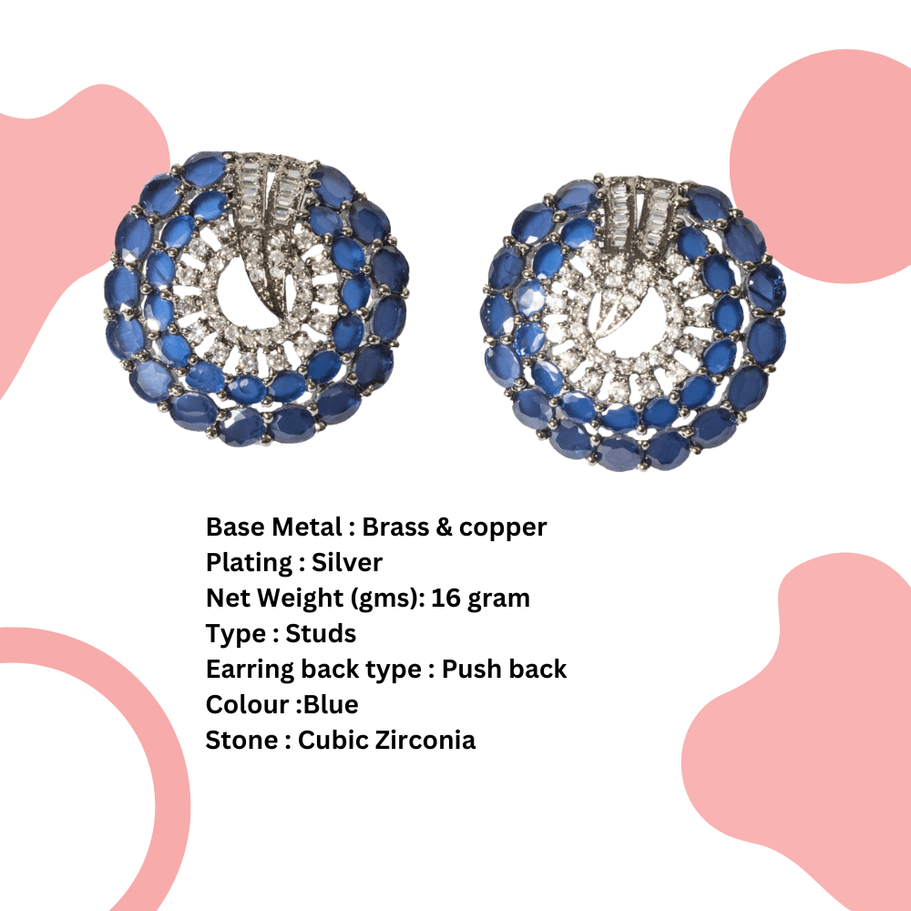 Ear stud earstud for women and girls chandbali ear stud anniversary gift for your wife girlfriend