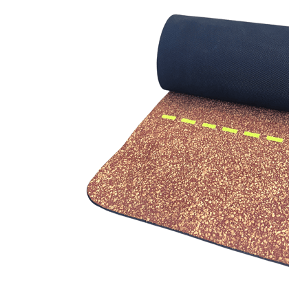 UURJA Yoga Mat: Improve Posture & Balance with Comfort & Stability – Textured Cork & Anti-slip Base