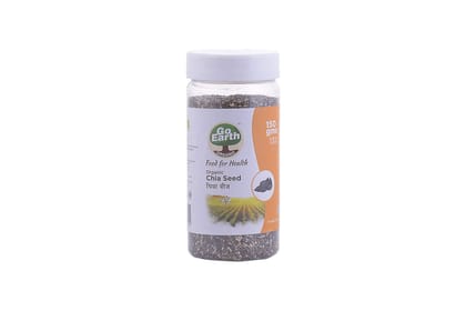 Organic Chia Seed 150 gm - In jar Pack - GO EARTH ORGANIC