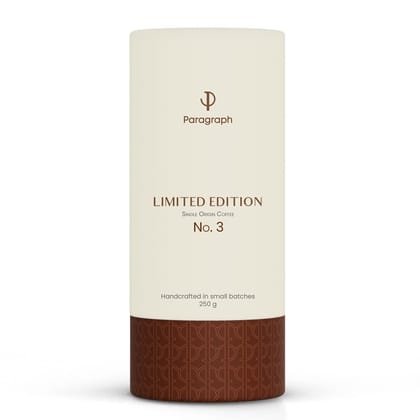 Paragraph Limited Edition No. 3 100% Arabica (Honey Shade Dried), Vienna roast(Medium Roast) Ground Coffee, French Press Coffee Powder, 250g