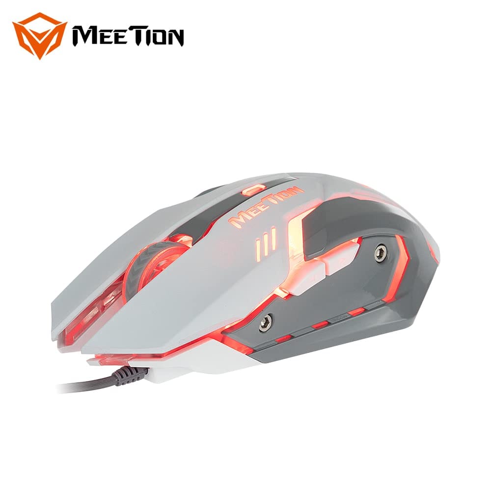 Entry Level PC Backlit Gamer Mouse-White