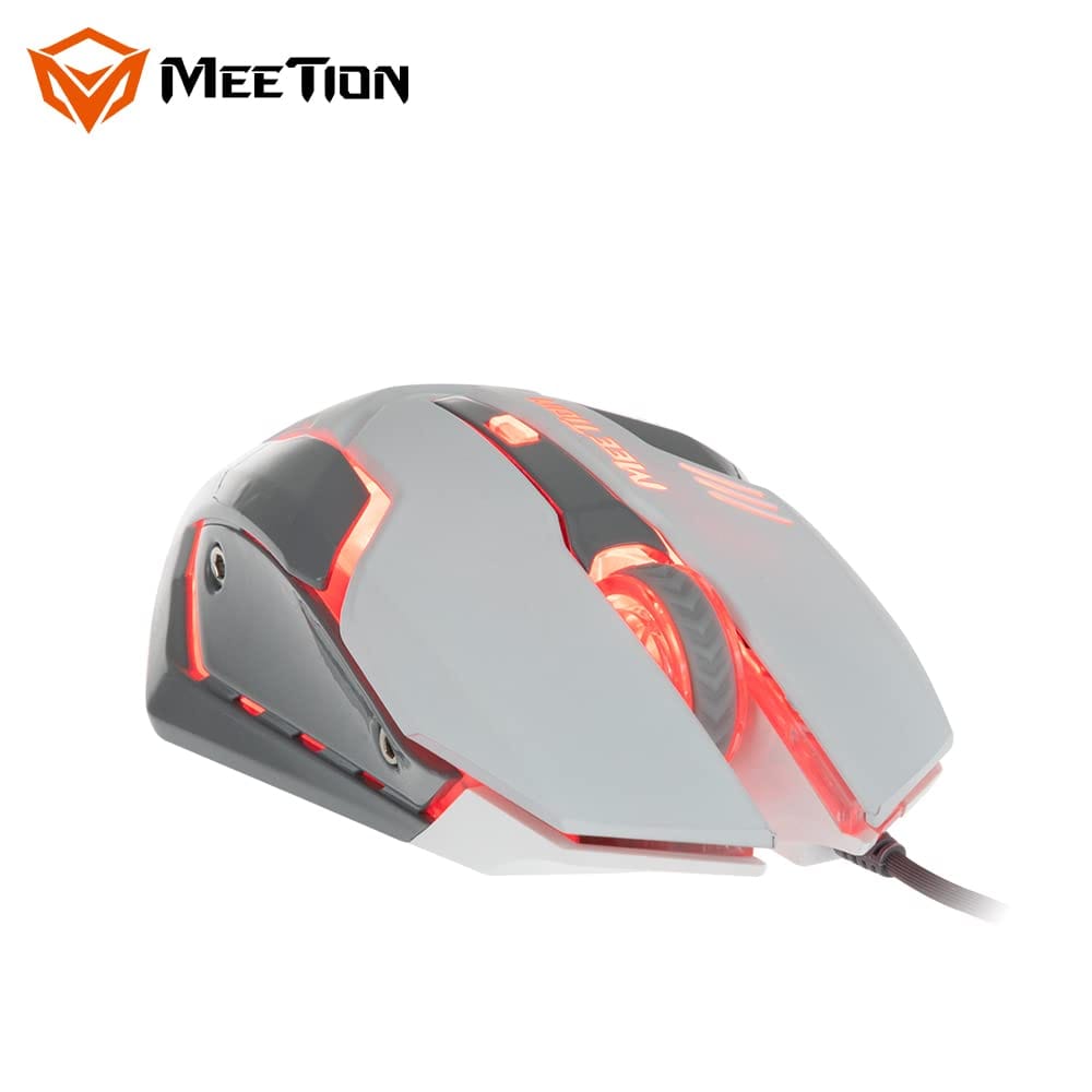 Entry Level PC Backlit Gamer Mouse-White