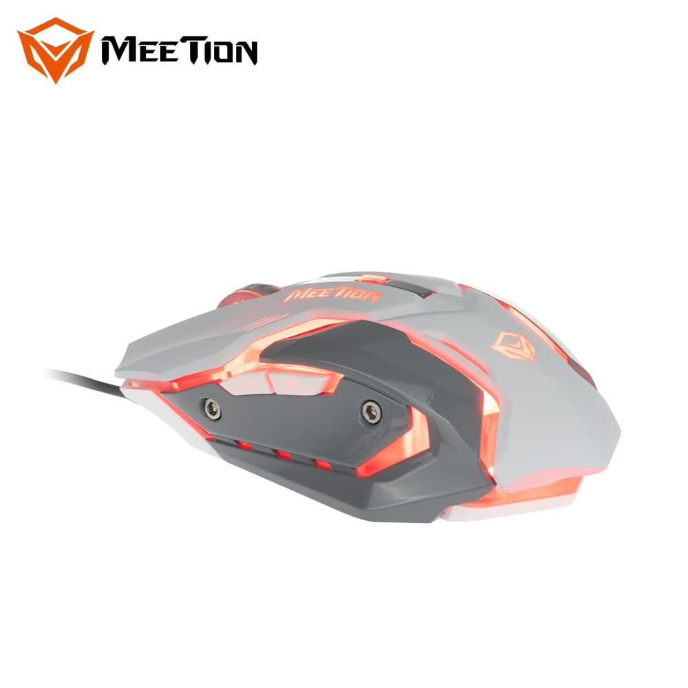 Entry Level PC Backlit Gamer Mouse-White