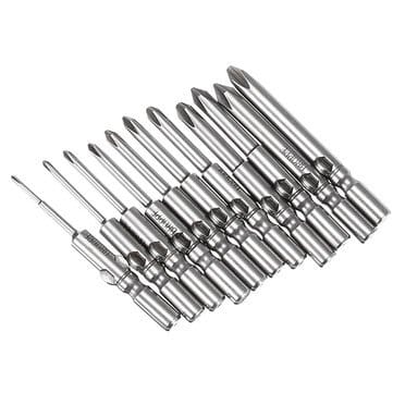 H9 11 bit Pcs 802 type 1.6-6.0Mm tips Cross philips Screwdriver Bits Set 6 mm Round Shank Electric Screwdriver Bits