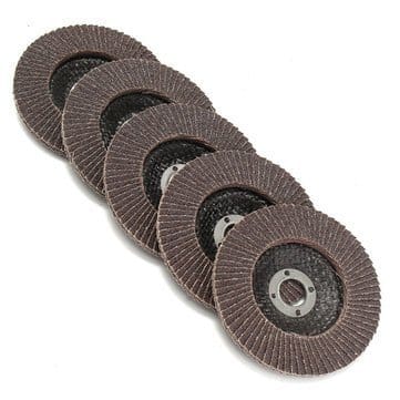 H9 Professional Flap Discs 4 Inch (100mm) Sanding Discs #120 Grit Grinding Wheels Blades For Angle Grinder (P120, 5 Disc)