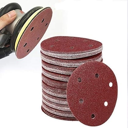 Xtra Power Sanding disc Dia125 mm grit 60 for Sander/Polisher -Combo of 40 Pieces by XTRAPOWER