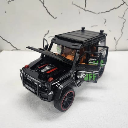 KTRS ENTERPRISE G Wagon OffRoad Black Metal Diecast Car 1:24