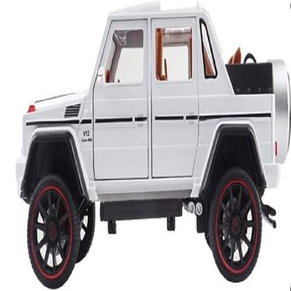KTRS ENTERPRISE 1:22 Scale Die-Cast G_Wagon 4x4 Wagon Car Model with Openable Doors and Pull Back Action Glowing Headlights & Tail Lights | Birtday Gifts【3 Years & Up】【Pack of 1】【Colors as Per Stock】