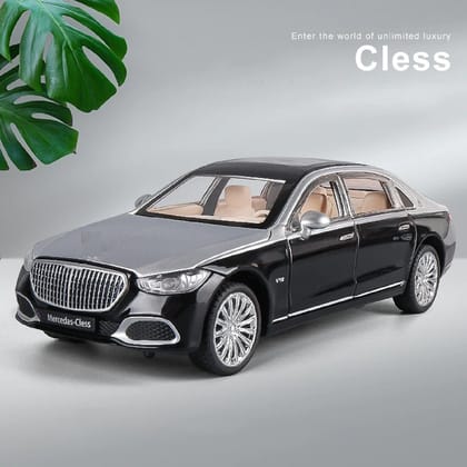KTRS ENTERPRISE 1:24 For Mercedes Benz Maybach S680 Alloy Model Pull Back Toy Car Gift Collectible Model Car Die-Cast