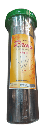 Rama Incense Sticks Agarbatti bottle  4 in 1 fragrance