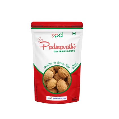 SRI PADMAVATHI DRY FRUITS & NUTS Walnut Shell-250*4-1kg