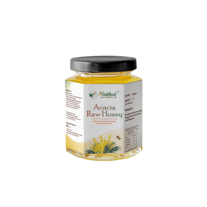 Riddhish Herbals Acacia Raw Honey 100gm (Region : Jammu & Kashmir)