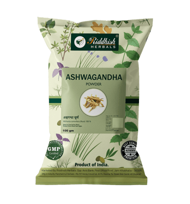 Riddhish Herbals Ashwagandha Powder (100gm Each) - combo pack (3)