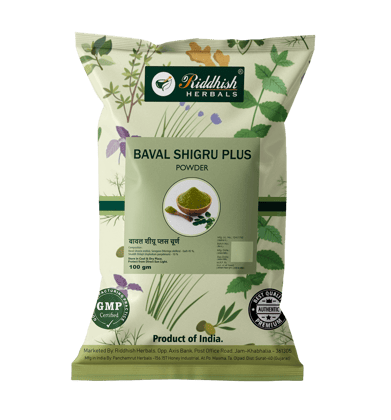 Riddhish Herbals Baval Sighru Plus Powder (100 gm Each) - combo pack (2)