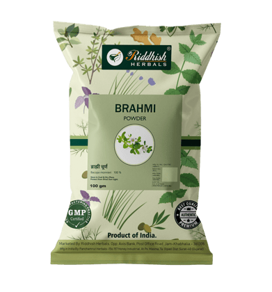 Riddhish Herbals Brahmi Powder (100 gm Each) - combo pack (3)
