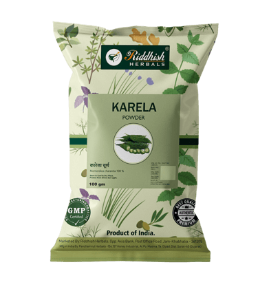 Riddhish Herbals Karela Powder(100 gm Each) - combo pack (3)
