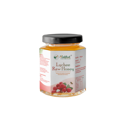 Riddhish Herbals Lychee Raw Honey 100gm (Region : Punjab)