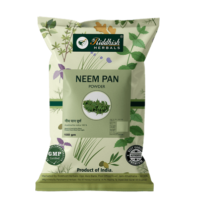 Riddhish Herbals Neem Pan Powder (100 gm Each) - combo pack (3)