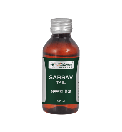 Riddhish Herbals Sarsav Oil (100 ml Each) - combo pack (3)