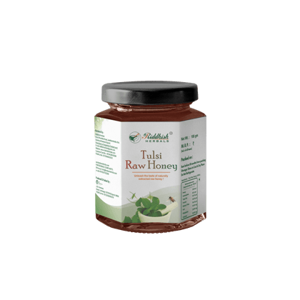 Riddhish Herbals Tulsi Raw Honey 100gm (Region : Uttar Pradesh)