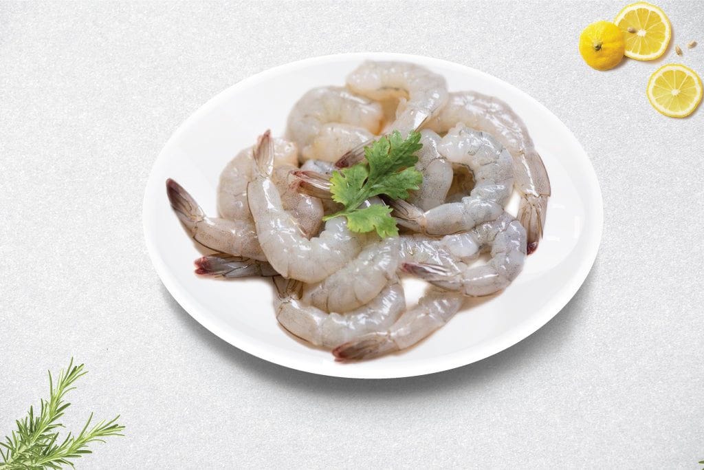 Jumbo Prawns  Cleaned & Deveined, No Tail