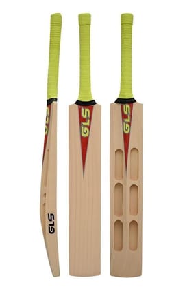 GLS Hitter PRO 33.5" Single Blade Full Size Popular Willow Cricket BAT for Suitable Play All Tennis Ball