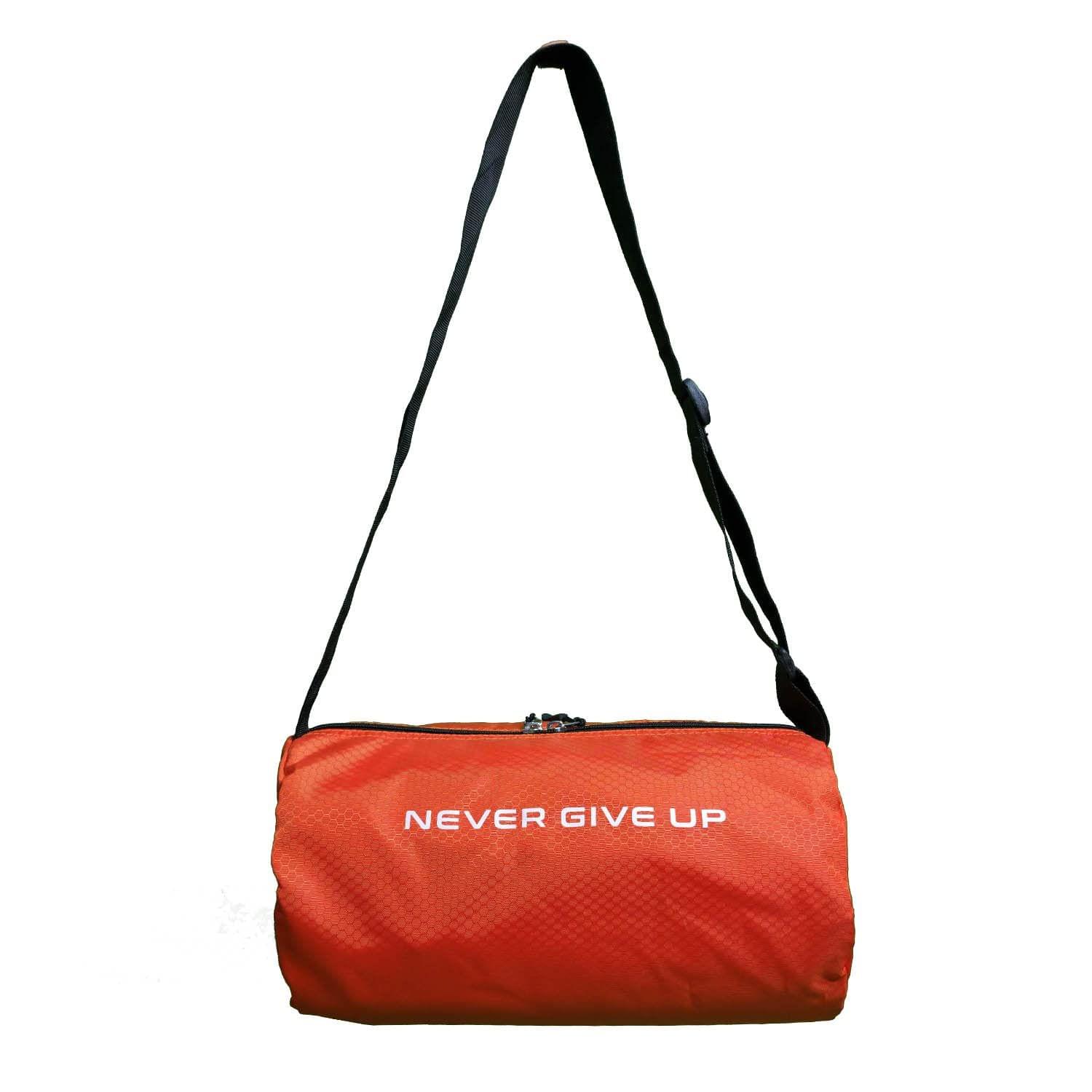 GLS Smarty Gym Bag with PU Fabric, (Orange)