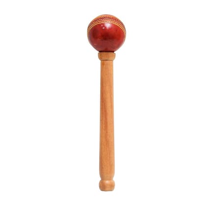 GLS Leather Ball Cricket Bat Wooden Mallet Hammer for Knocking Perfect for Power of The Bat