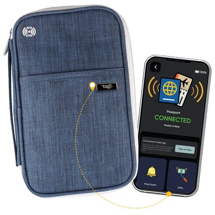 tag8 Dolphin Smart Passport Case (Blue)