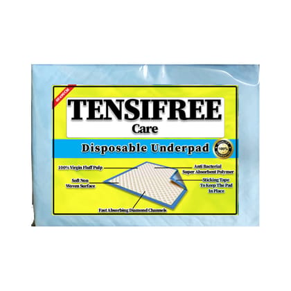 Tensifree Super Soft Disposable Underpads , 60x90 cm , 12Hour protection , Leak Proof