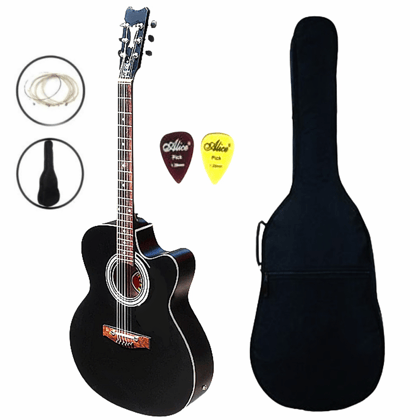 Piybha Store Acoustic Guitar ( Med Black)