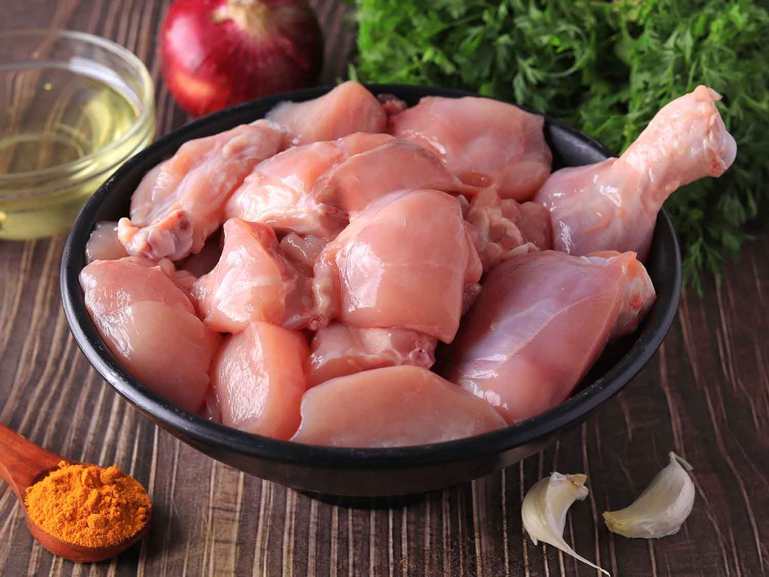 Fresh Skinless Chicken Curry Cut - 5KGS