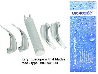 MICROSIDD LARYNGOSCOPE 4 BLADE