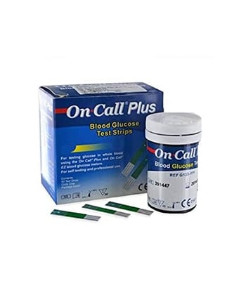On Call Plus 50 Glucometer Strips - Model No 394413