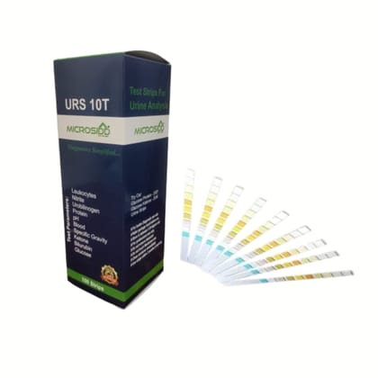 Microsidd 10T Urine Strips for Complete Analisys