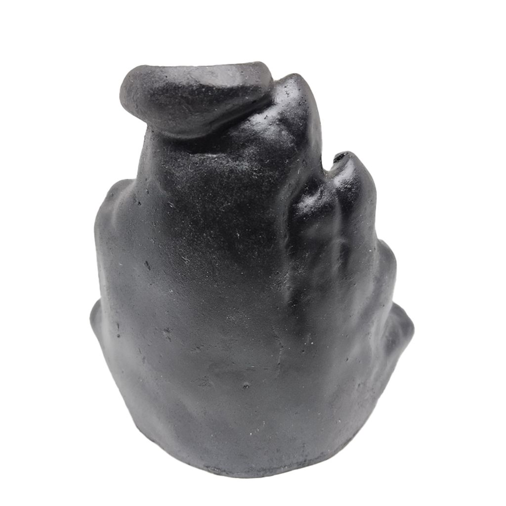 ZURU BUNCH Handcrafted Pure Ceramic Lord Adiyogi Shiv Smoke Waterfall Cone Incense Holder, Lord Adiyogi Smoke Waterfall Incense Holder with 10 Pieces backflow incense cones