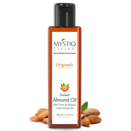 Cold Pressed Sweet Almond Oil for Healthy Hair and Skin