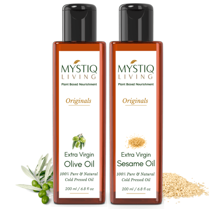 Nourishing Combo - Extra Virgin Olive Oil & Sesame Oil