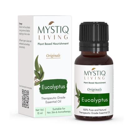 Eucalyptus Essential Oil for Skin, Hair, Relieves Cold and Cough
