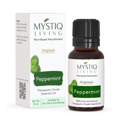 Peppermint Essential Oil for Skin, Hair, Scalp and Aromatherapy