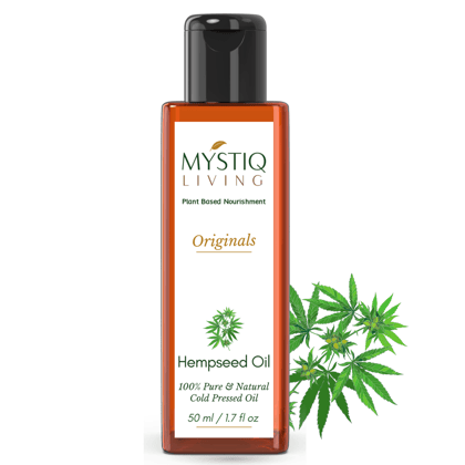 Cold Pressed Hemp Seed Oil for Hair, Face and Body