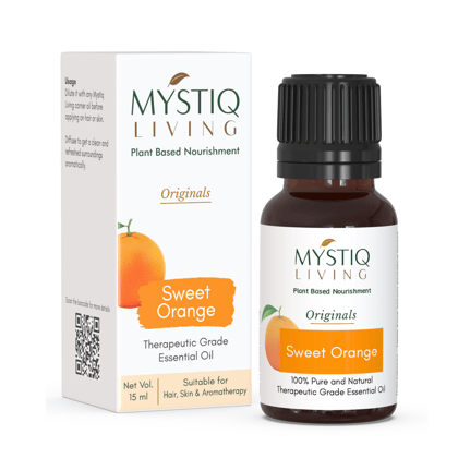Sweet Orange Essential Oil for Stress Relief, Treat Anti Bacterial and Anti Fungal Infections