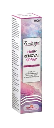 5 Min Gon Hair Removal Spray For Men & Women - Smooth Skin Touch-No Irritation (Pack Of 1) Spray