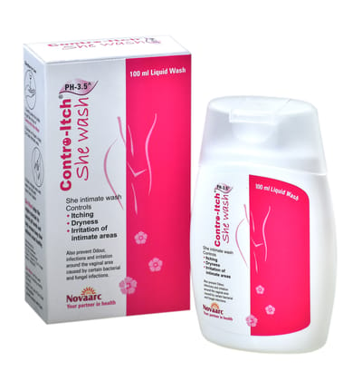 CONTRO-ITCH Intimate She Wash-Controls Itching, Dryness & Irritation Of Intimate Area-100ml Intimate Wash